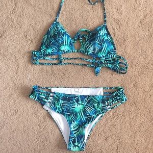 Victoria's Secret Green Leaf Bikini